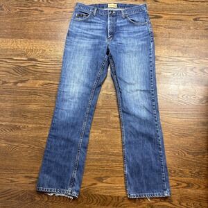 Wrangler 20X Style 02 Competition Jeans Mens 34x33 Medium Wash Bootcut Denim